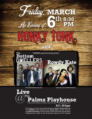 Bottom Dwellers at The Palms March 6th 8:30 OM