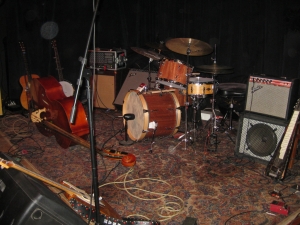 Bottom Dwellers set up at the Riverwood Inn
